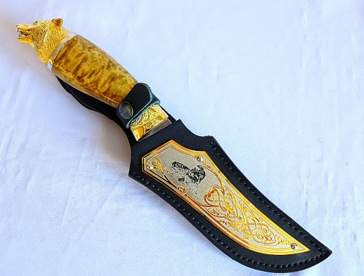 Íîæ "Îäèíîêèé âîëê" ¹6. Äàìàñê êóïèòü ñ äîñòàâêîé Íîæ "Îäèíîêèé âîëê" ¹6. Äàìàñê